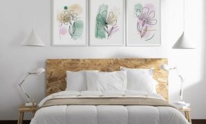 Inspirasi Dekorasi Dinding Kamar Tidur Estetik dan Modern