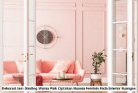 Jam Dinding Warna Pink